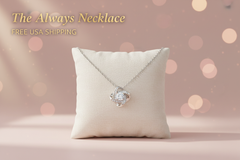 The Always Necklace Silver Banner with Free Shipping